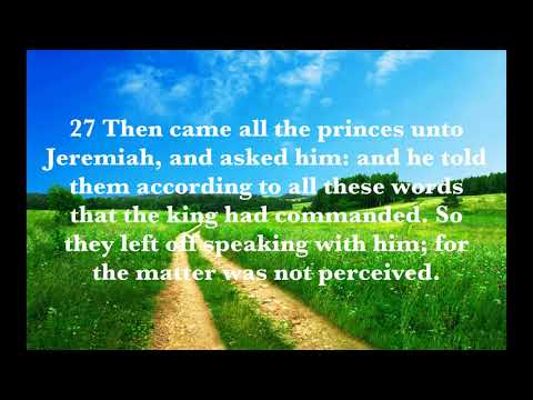 Friday-May 14th-Jeremiah’s Last Days in Jerusalem-Jeremiah 38:24-28  Temple Of Faith Of Faith