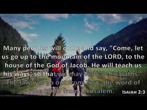 Isaiah 2:3, Holy Bible, NIV