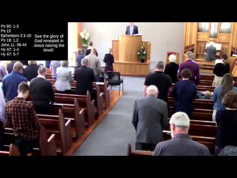 25.10.20 Rev W. Bredenhof - John 11:38-44 See the glory of God revealed in Jesus raising the dead!