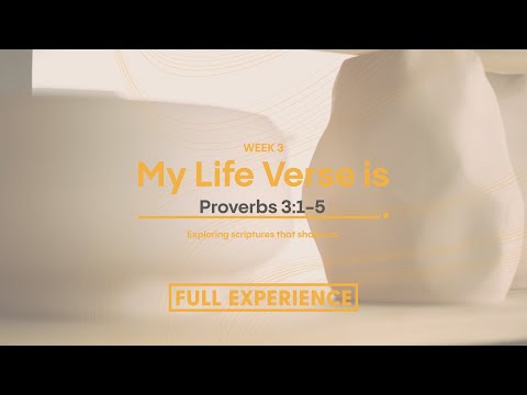 [Central at Home] My Life Verse Is ___: Week 3 | Proverbs 3:1-5 [Full Experience]