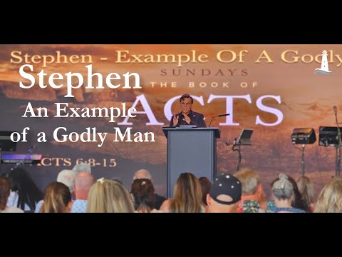 Stephen - Example Of A Godly Man | Acts 6:8-15 | Sunday Service | 06-16-2024 | Pastor Joe Pedick