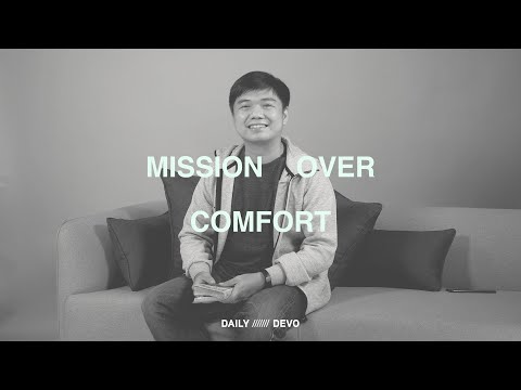 Mission Over Comfort — Daily Devo  •  Matthew 8:20