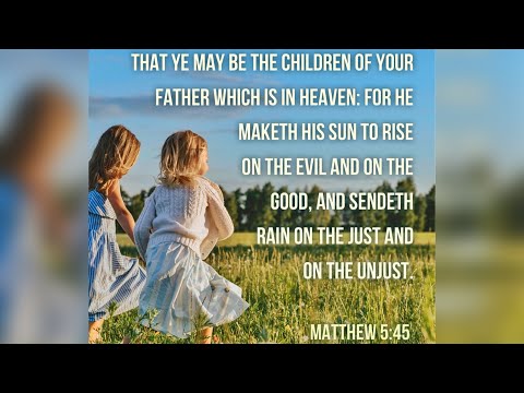 Love your enemies - Matthew 5:44-45 | Memory Verse Song (KJV)