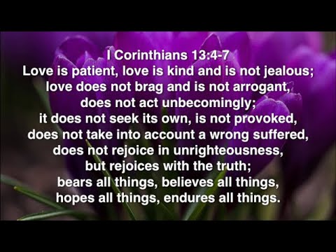 I Corinthians 13:4-7 (Command)