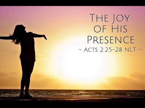 #DailyDevotion  - Acts 2: 25