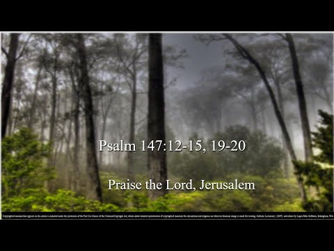 Body and Blood of Christ - Psalm 147:12–15, 19–20 - Praise the Lord, Jerusalem.