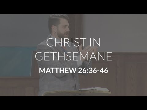 Christ in Gethsemane (Matthew 26:36-46)