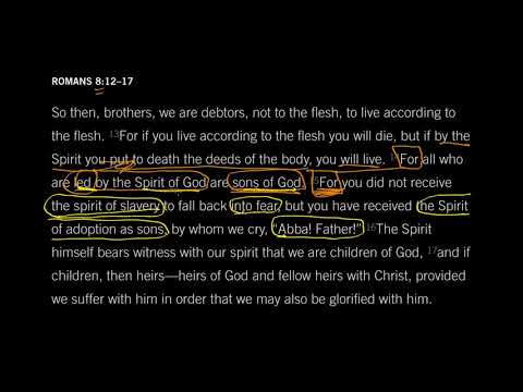 John Piper: Romans 8:15 - Not Slavery, But Adoption [Episode 15]