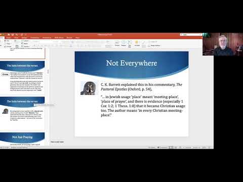 11. 1 Timothy 2:8-15 - Women & Men Corrected in Ministry