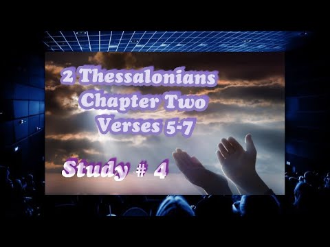 THE COMING OF ANTICHRIST. 2 Thessalonians 2:5-7