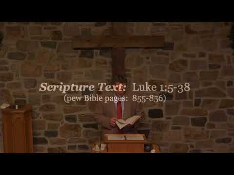 Divine Promises Fulfilled - Luke 1:5-38 - Meadowcroft Presbyterian Church - Sunday December 19, 2021