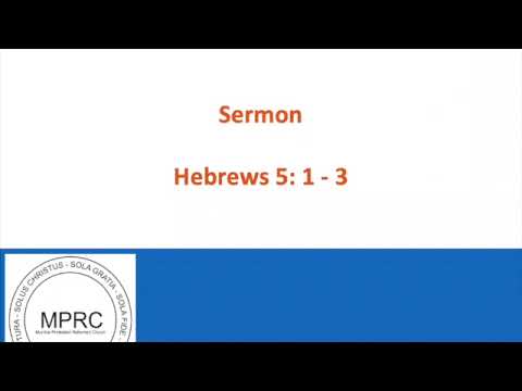 Hebrews 5:1-3