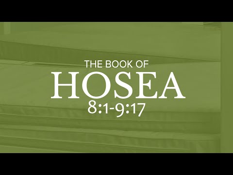 Hosea 8:1-9:17 | The Minor Prophets | Pastor Chuck Rhein