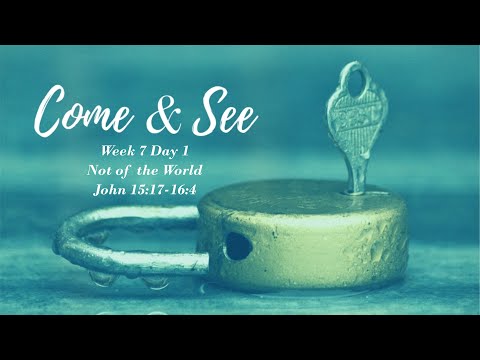 Week 7, Day 1 - John 15:17 - 16:4