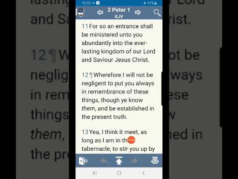 2 Peter 1 :12-21 the word of christ until the day star rises in our hearts