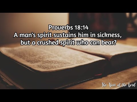 Proverbs 18:14 The Voice of the Lord  November 02, 2022 by Pastor Teck Uy