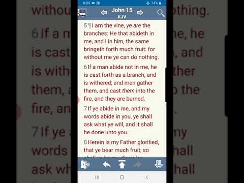 john 15:5-6  BURNED lose sight of the gospel and be carried off as spoil