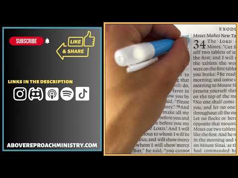 Day 7: Observing Grammatical Structure In The Law | Exodus 33:12-23