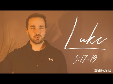 LUKE 5:17-19 - A Paralyzed Man Comes Through the Roof