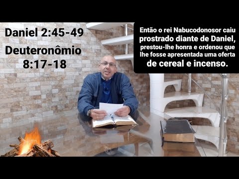 Deus vai Te Honrar e Abençoar no Meio da Babilônia. Daniel 2:45-49 - Deuteronômio 8:17-18 ( NVI )