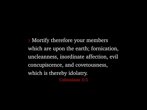 Colossians 3:5 | Canadian Thistle (Crash Course in Basic Christianity #9)