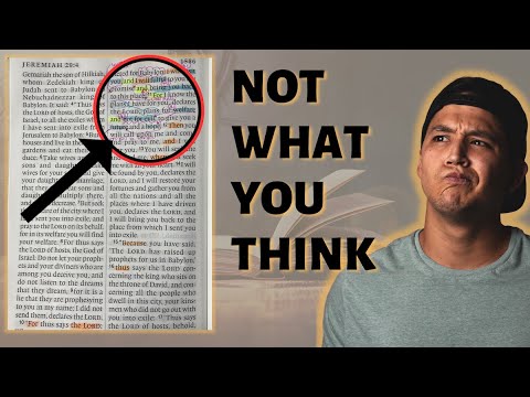 How to Study the Bible In Jeremiah 29:11-12 | Bible Study For Beginners