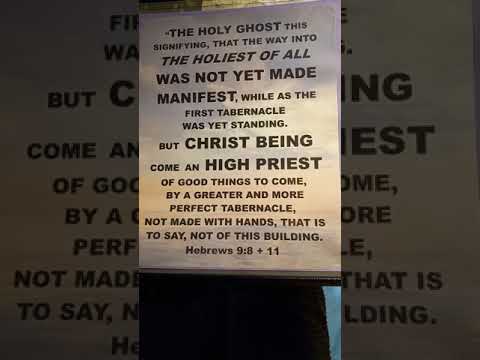 Hebrews 9:8 +11, The Holy Bible, KJV