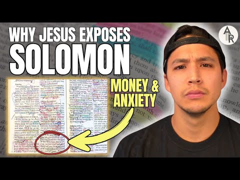 Why Jesus Uses King Solomon To Expose The Deeper Truth Behind Anxiety | Matthew 6:28-34