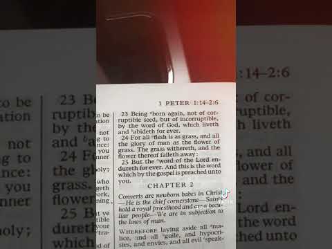 The Word Of The Lord Endureth Forever ???? 1 Peter 1  : 22-25 In The Bible