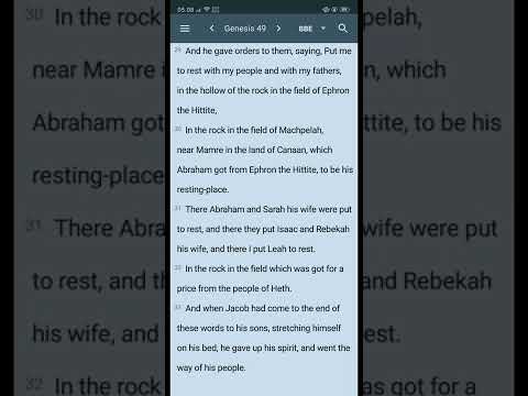 Genesis 49:29-33