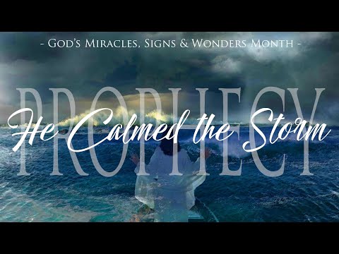 Daily Scripture - Psalms 107:28-30 - Jesus Prophecy - Calming the Sea