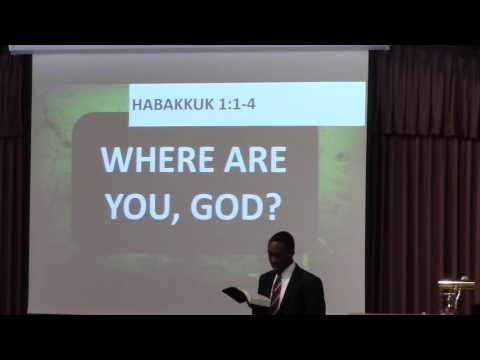 The Prophet Who Was Angry With God: Habakkuk 1:2 (3/6/16)