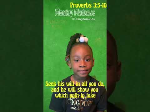 Monday Madness | Proverbs 3:5-10