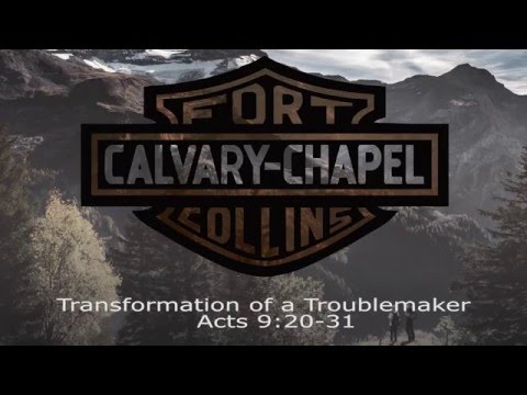 Transformation Of A Troublemaker Acts 9:20-31