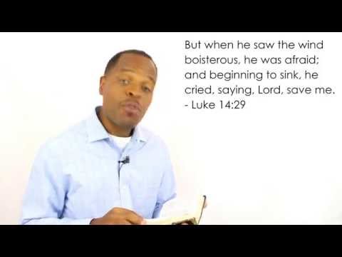 Walking To Jesus - Matthew 14:29