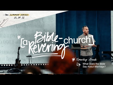 What Does the Bible Say About Marriage? // Ephesians 5:22-33 // Watermark Community Church