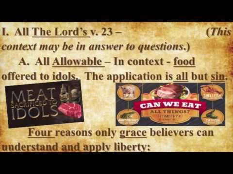 What Glorifies God? 1 Cor. 10: 23-33