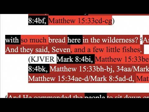 307. Seven Loaves and Some Fish. Matthew 15:33-34, Mark 8:4-5