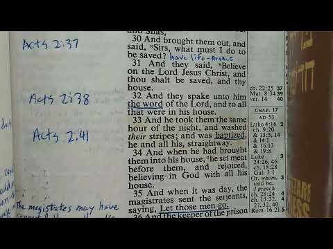 Acts 16:33 Washed Their Strips