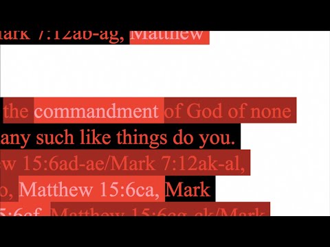 292. Tradition (human law) does not overrule God's Law. Matthew 15:6, Mark 7:12-13