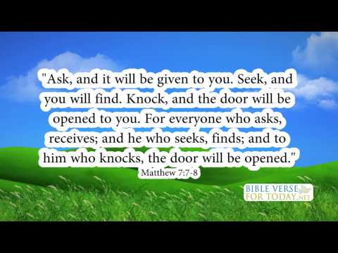 Uplifting Bible Verses  Matthew 7:7-8 | Bible Verse | (Daily for Quotes On Love)