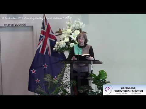 Choosing the Right Path | Matthew 7:13-29 | 12 September 2021