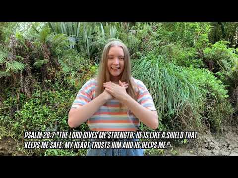 Memory Verse Motions with Adventure Kids - Psalm 28:7