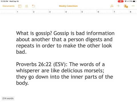 Proverbs 26:22 (ESV)