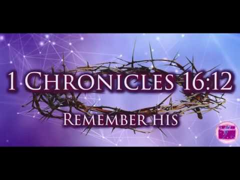 1 Chronicles 16:12