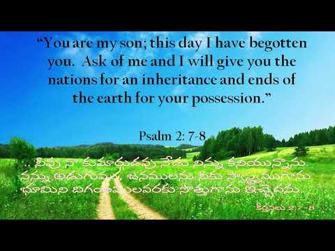 Psalms 2:7-8 Today's Bible Devotion