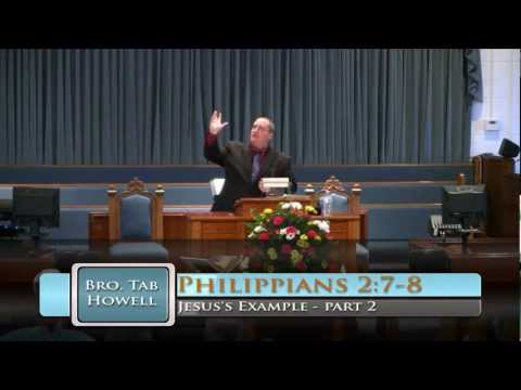 FBC Putney - Jesus's Example - part 2 - Philippians 2:7-8 - 3/3/2013 AM