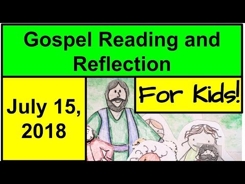 Gospel Reading and Reflection for Kids - July 15, 2018 - Mark 6:7-13