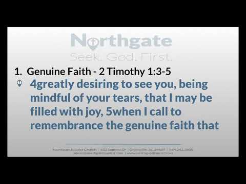 A Faithful Heritage ~ 2 Timothy 1:3-6 ~ May 8, 2022