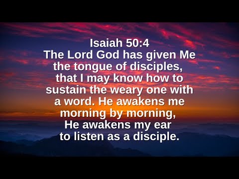 Isaiah 50:4 (Promise)